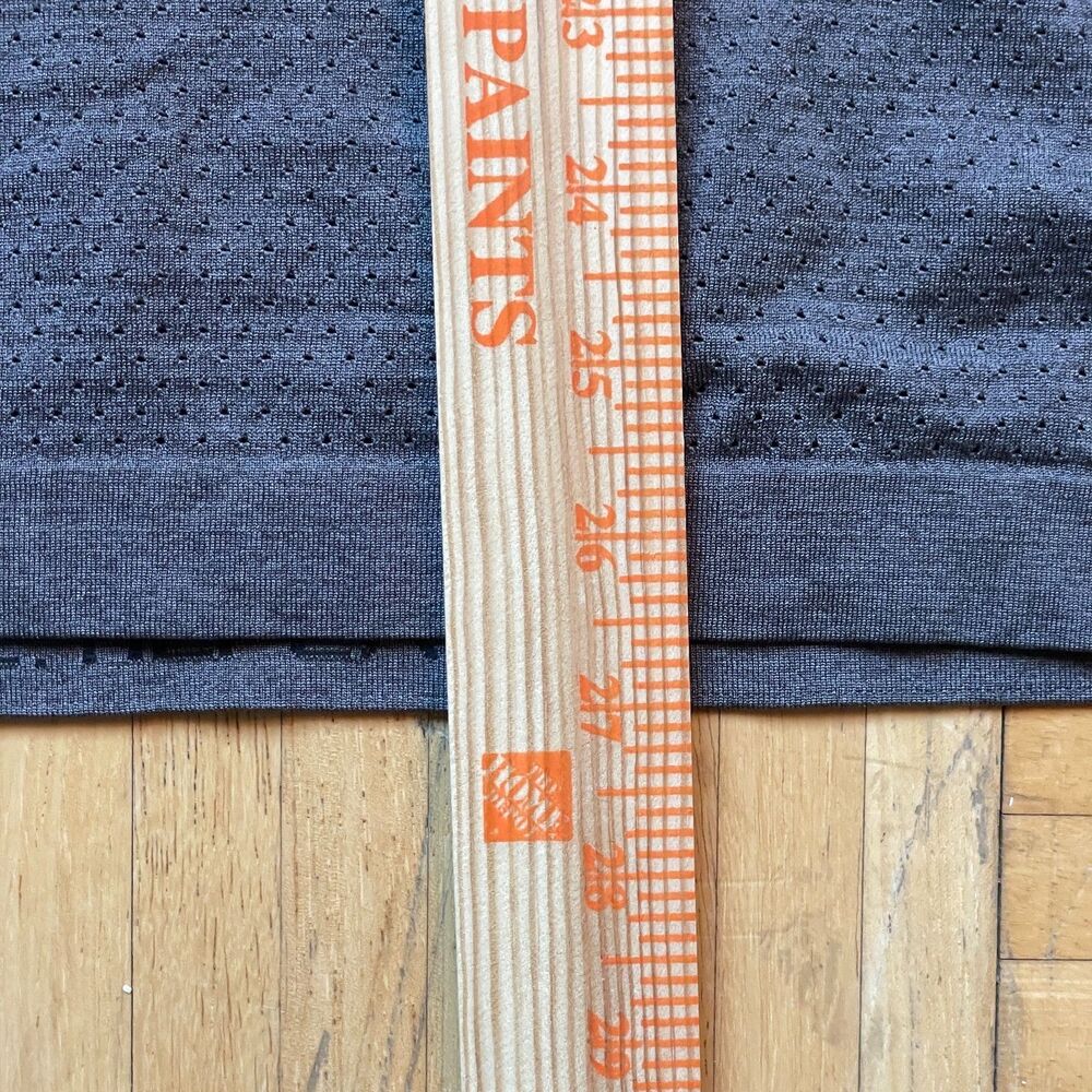 Lululemon Metal Vent Breathe Polo Men Size Large Shirt Graphite Grey Performance - Picture 9 of 9